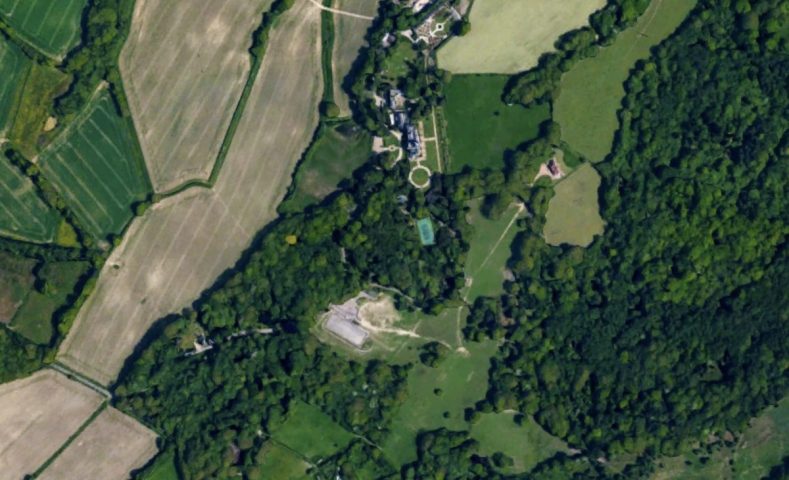 Fairlight Hall aerial photo